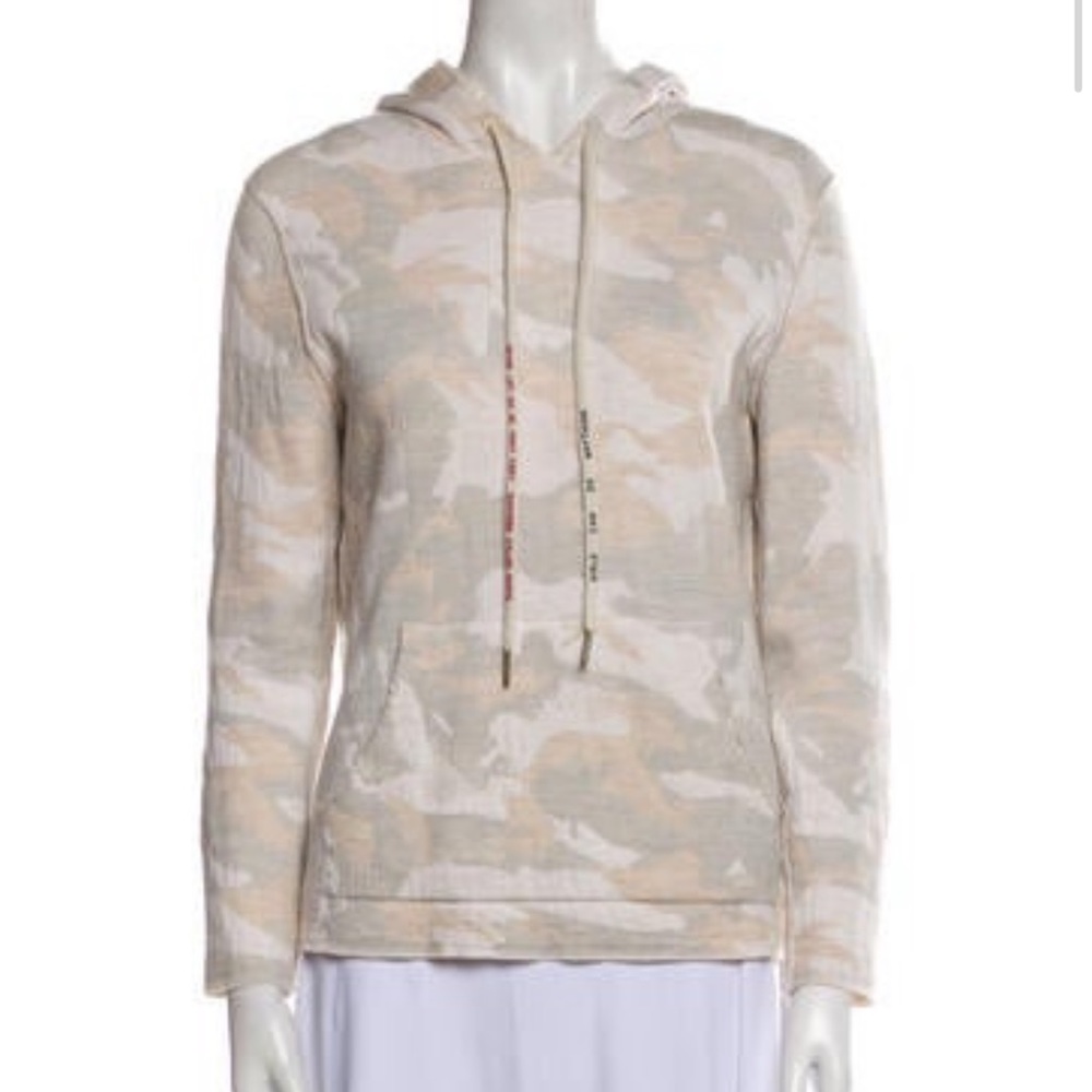Zadig and Voltaire Merino wool camouflage hoodie